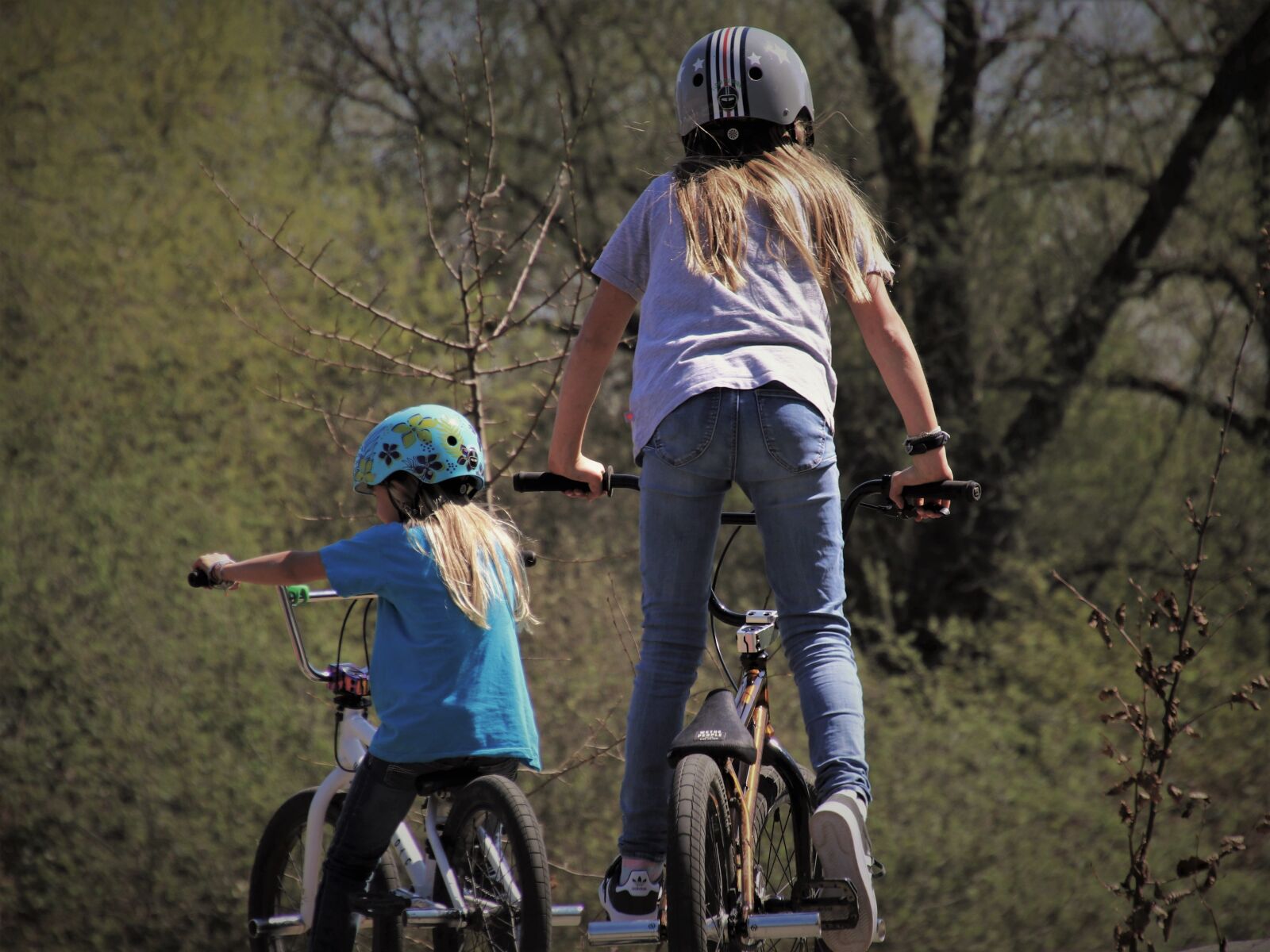 Canon EOS 80D sample photo. Bmx, sisters, bike photography