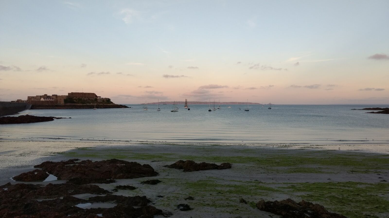 Motorola Moto G (4) sample photo. Guernsey, landscape, dusk photography