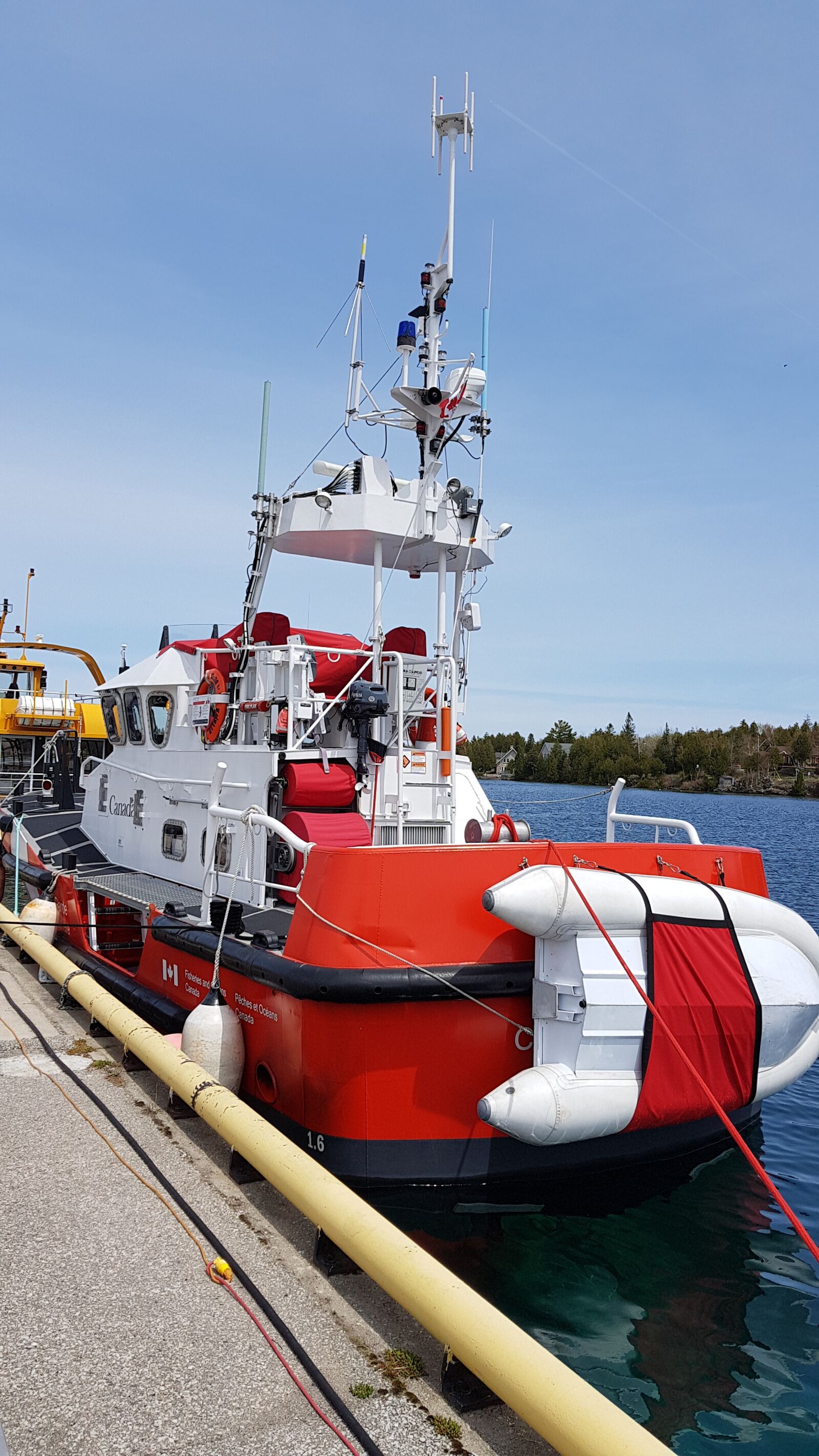 Samsung Galaxy S7 sample photo. Lake huron, lifeboat, lake photography