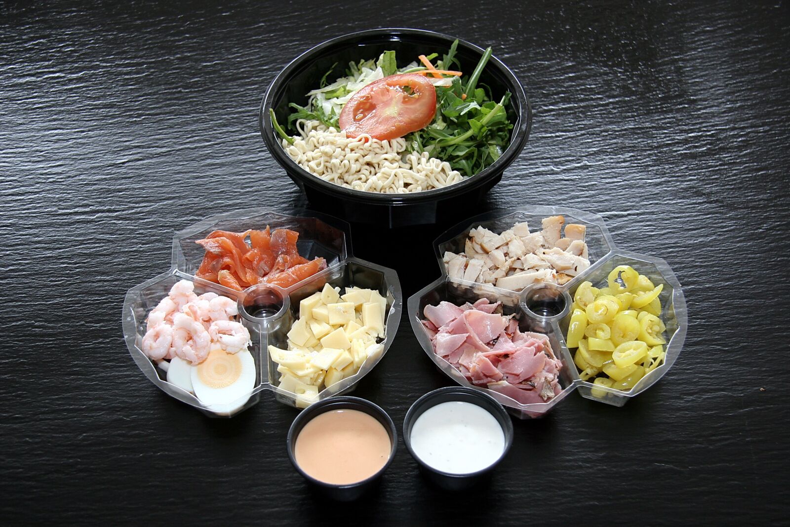 Canon EOS 20D sample photo. Salad, takeaway, roof with photography