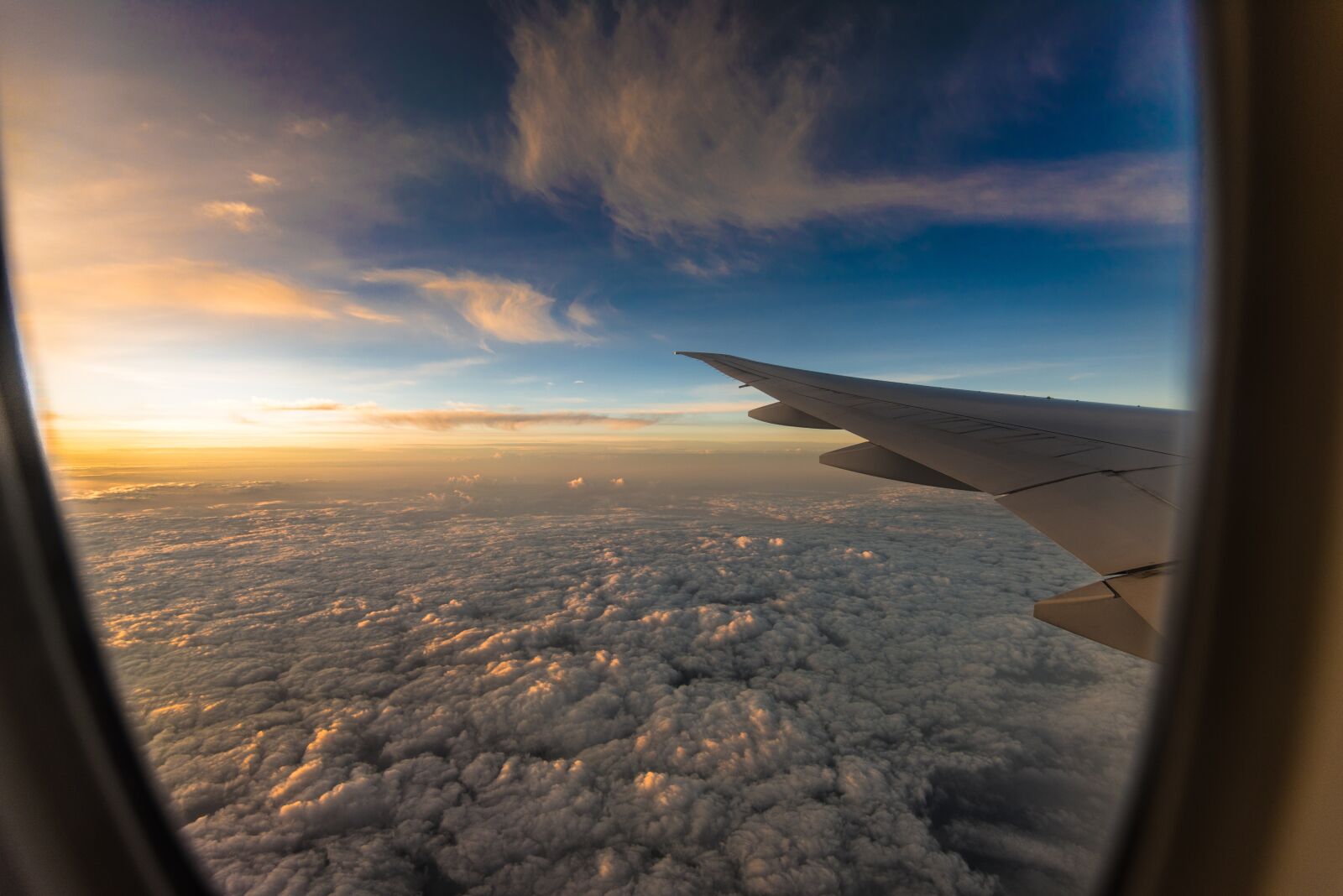 Nikon D810 sample photo. Travel, plane, sunset photography