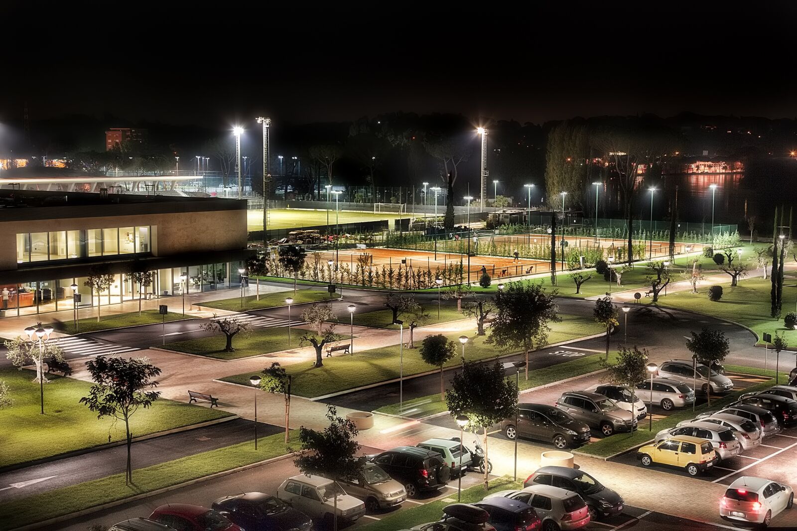 Canon EOS-1Ds Mark II sample photo. Sport, tennis, night photography