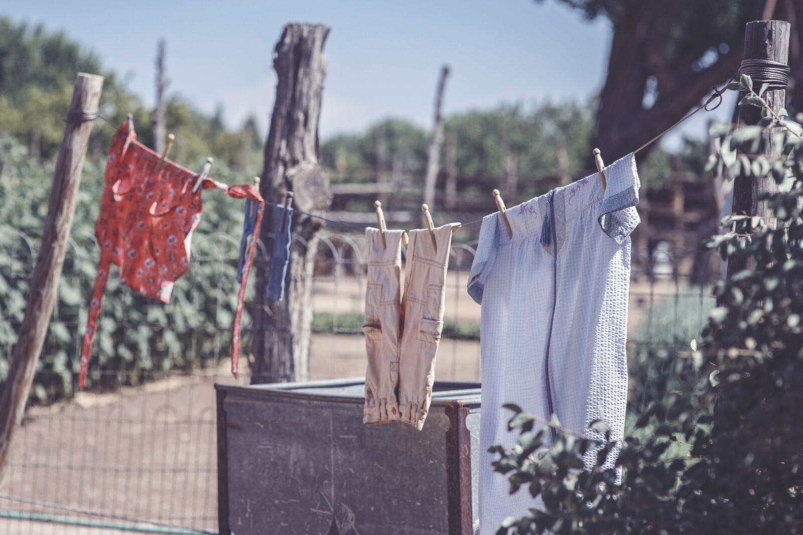 Nikon D750 sample photo. Clothesline, laundry, clean photography