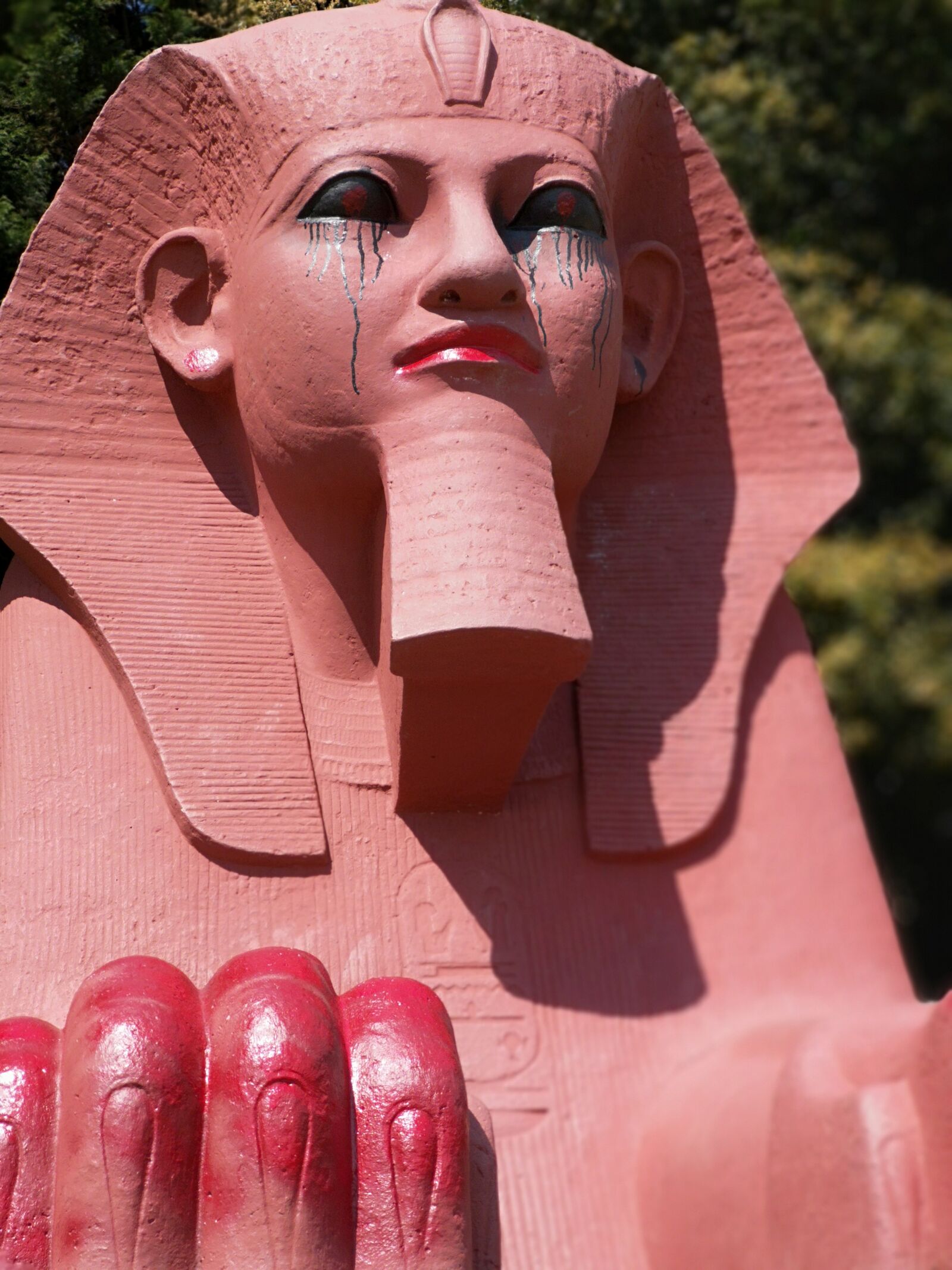 HUAWEI CLT-L09 sample photo. Sphinx, graffiti, street photography
