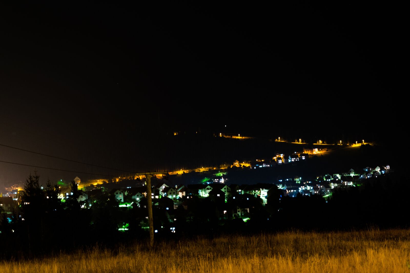 Nikon D3300 sample photo. At night, city, lights photography