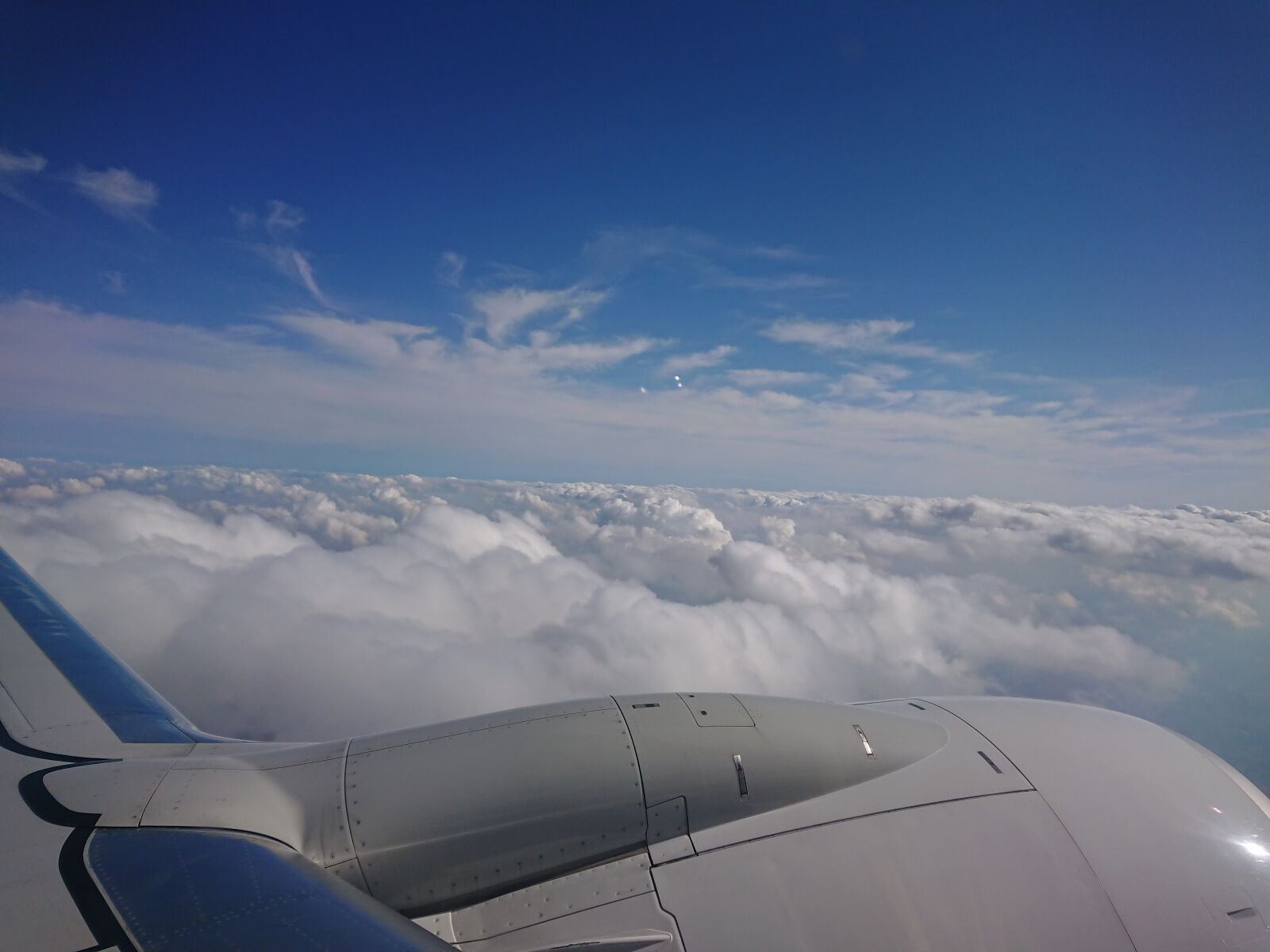 Sony Xperia XZ1 Compact sample photo. Airplane, sky, cl photography