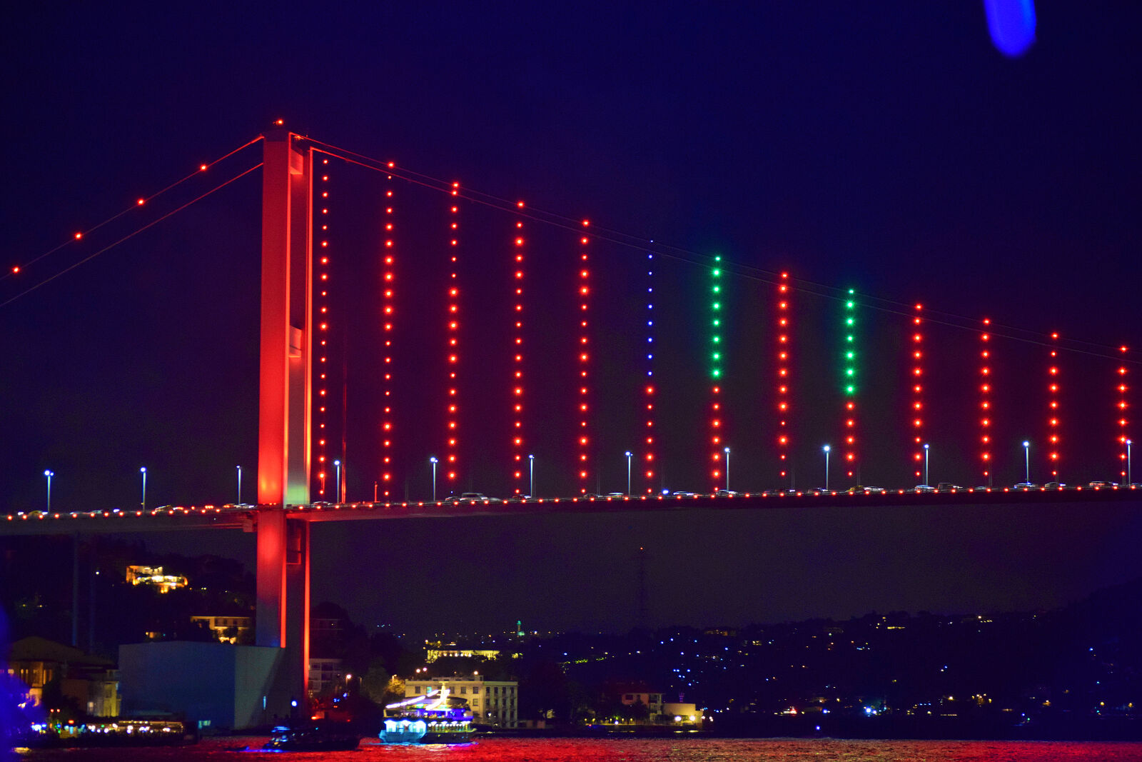 Nikon D5300 sample photo. Bosphorus, bridge, at, night photography