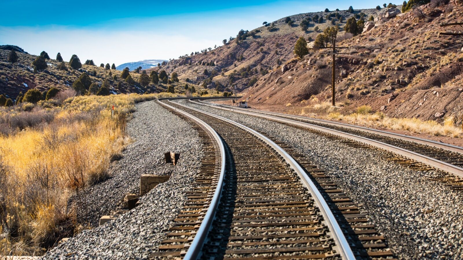 Nikon D610 sample photo. Railway, track, mountain photography