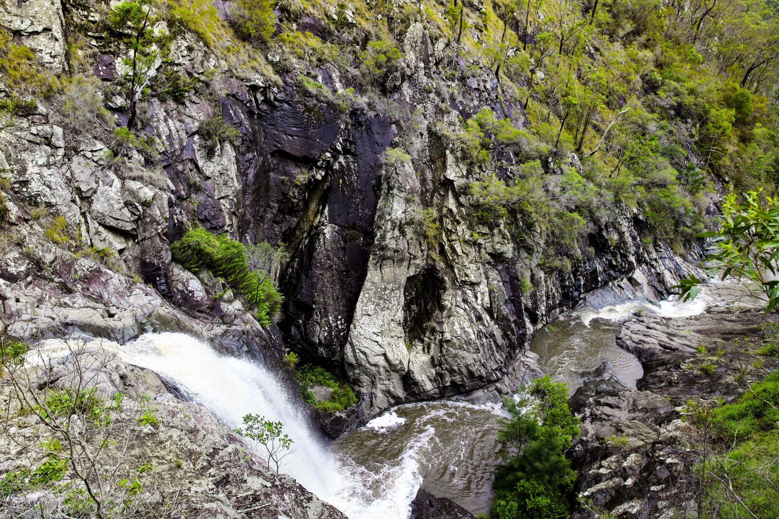 Sigma 24-35mm F2 DG HSM Art sample photo. Waterfall, mountain, cedar creek photography