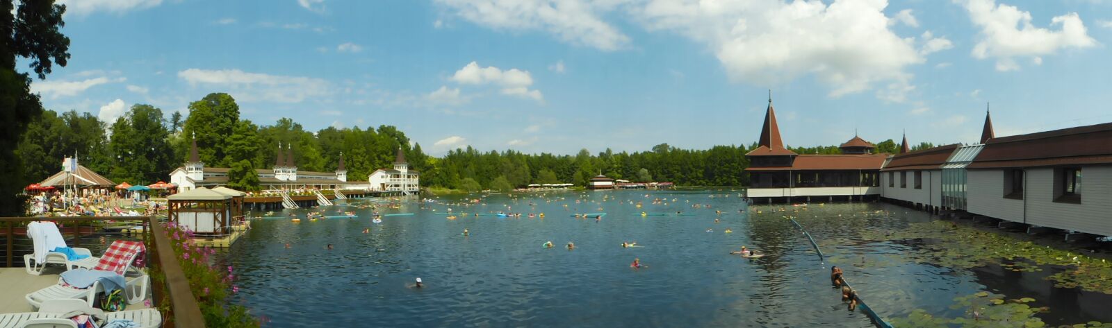 Panasonic Lumix DMC-FZ200 sample photo. Heviz, hungary, lake photography