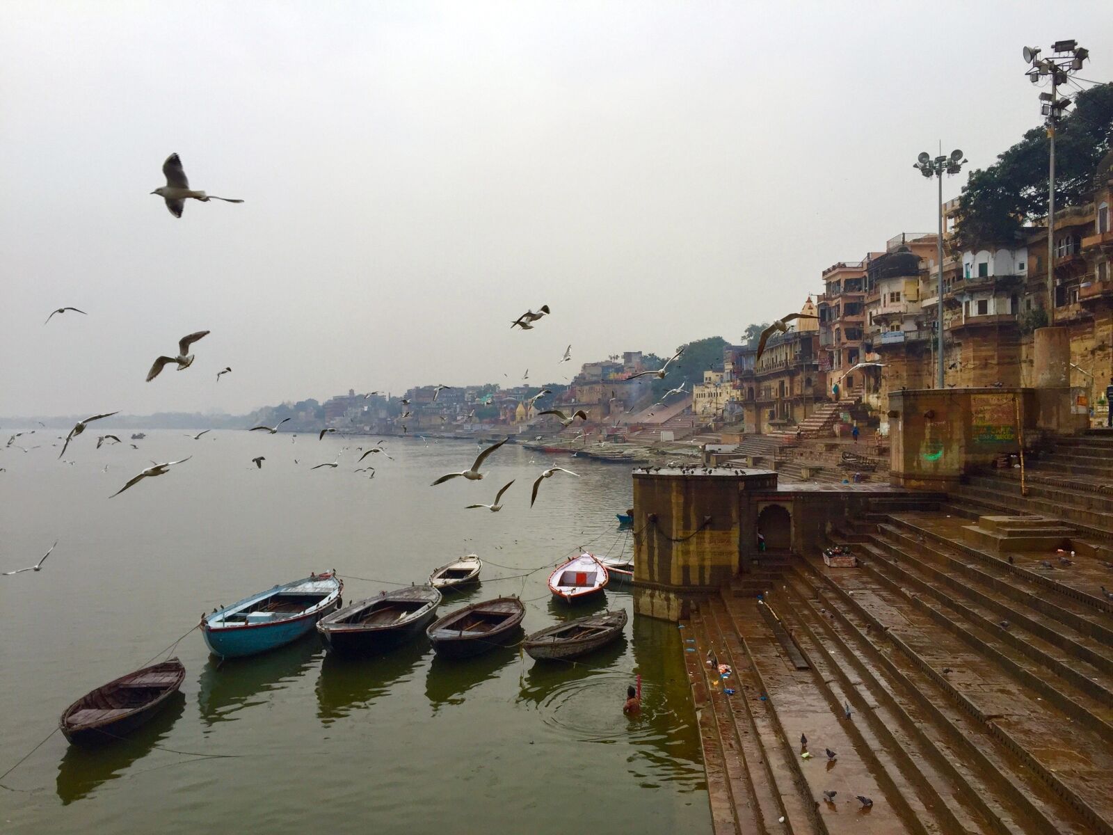 Apple iPhone 6 sample photo. Varanasi, ghats, india photography