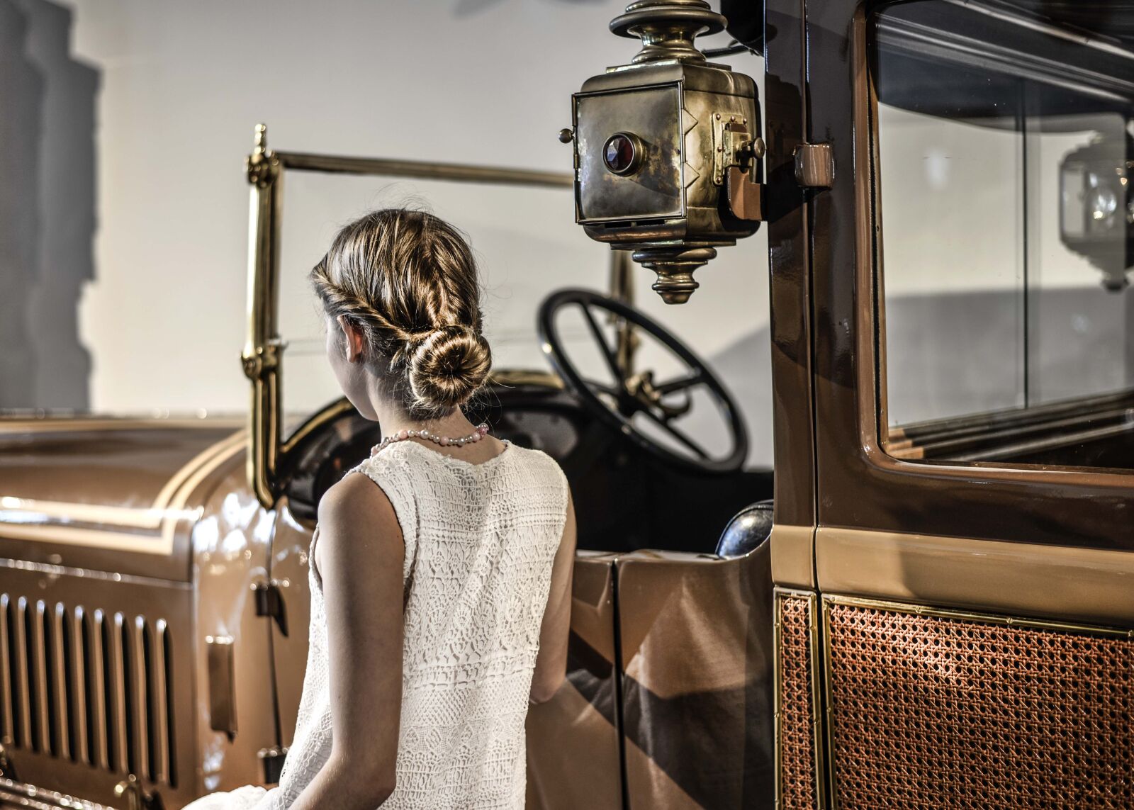 Nikon D610 sample photo. Vehicle, woman, retro photography