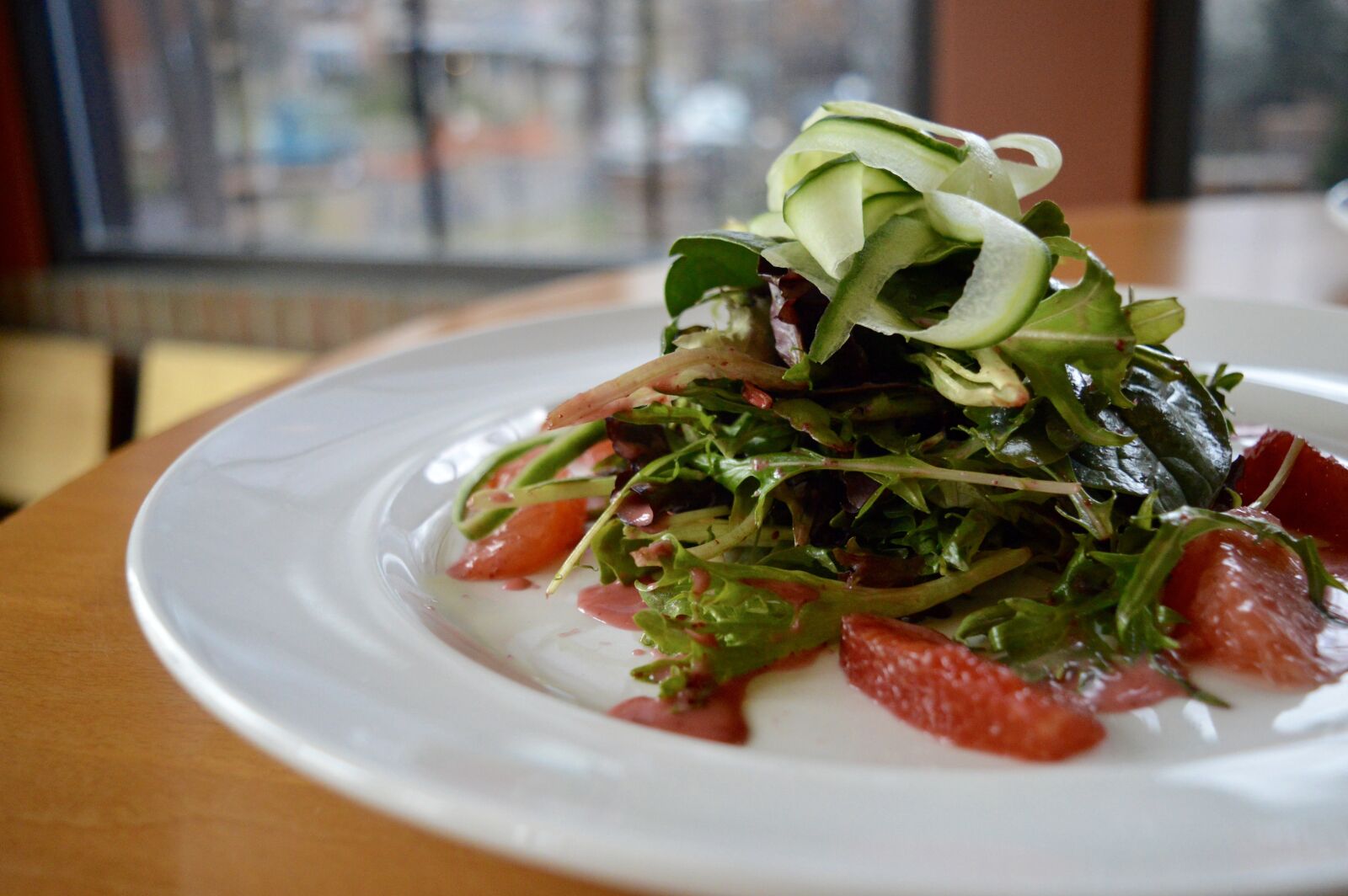 Nikon D3200 sample photo. Salad, cucumber, fresh photography