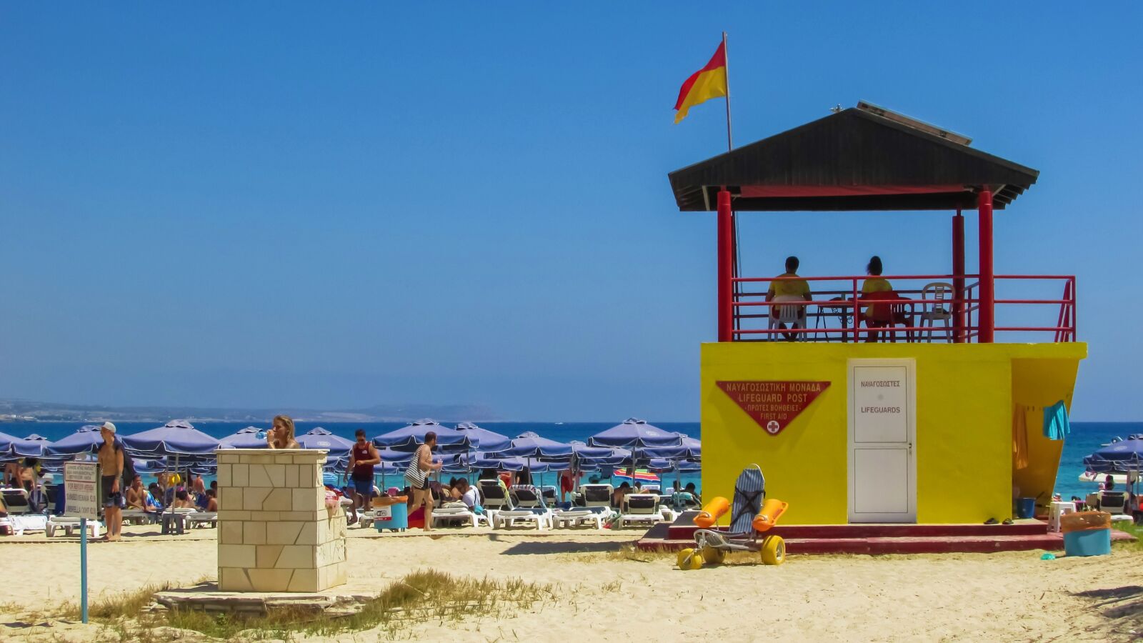 Canon PowerShot SX400 IS sample photo. Beach, lifeguard tower, summer photography