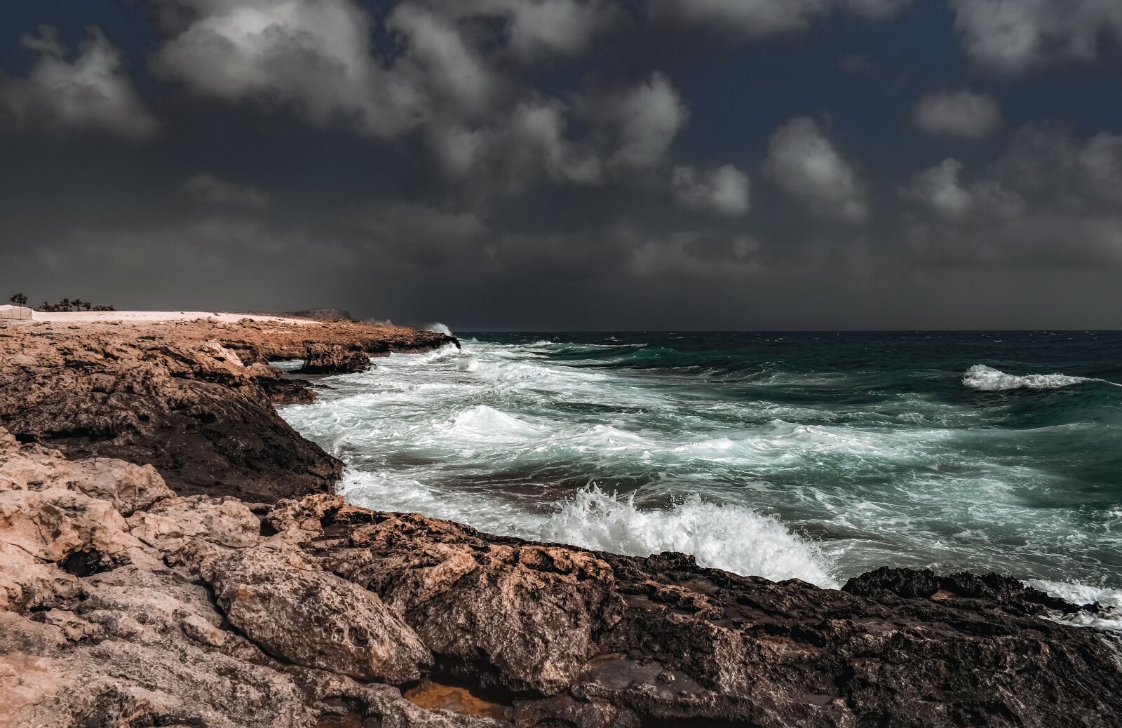 Nikon D3300 sample photo. Rocky coast, sea, rough photography