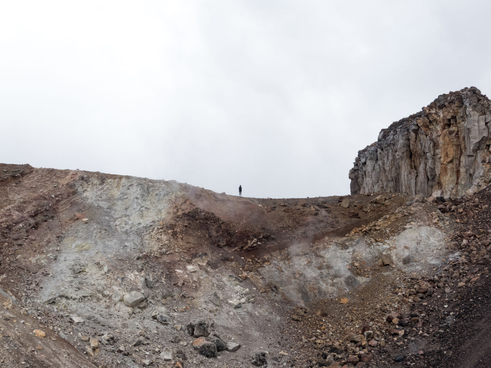 Panasonic Lumix DMC-FZ300 sample photo. Adventure, alone, environment, eruption photography