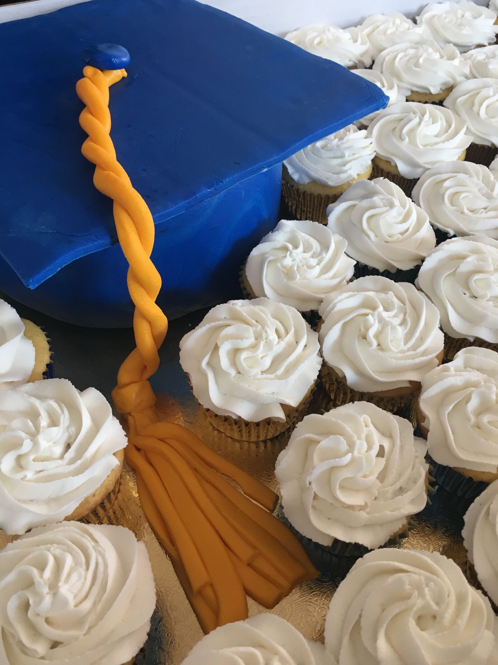 iPhone 6s back camera 4.15mm f/2.2 sample photo. Graduate, graduations, cupcakes photography
