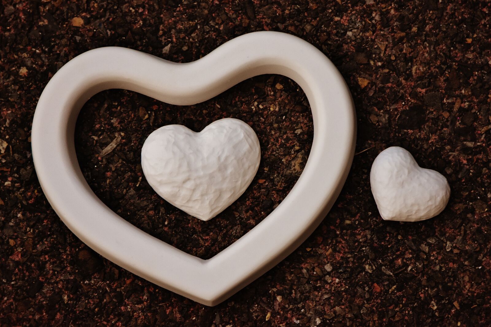 Nikon D7200 sample photo. Heart, gypsum, blanks photography