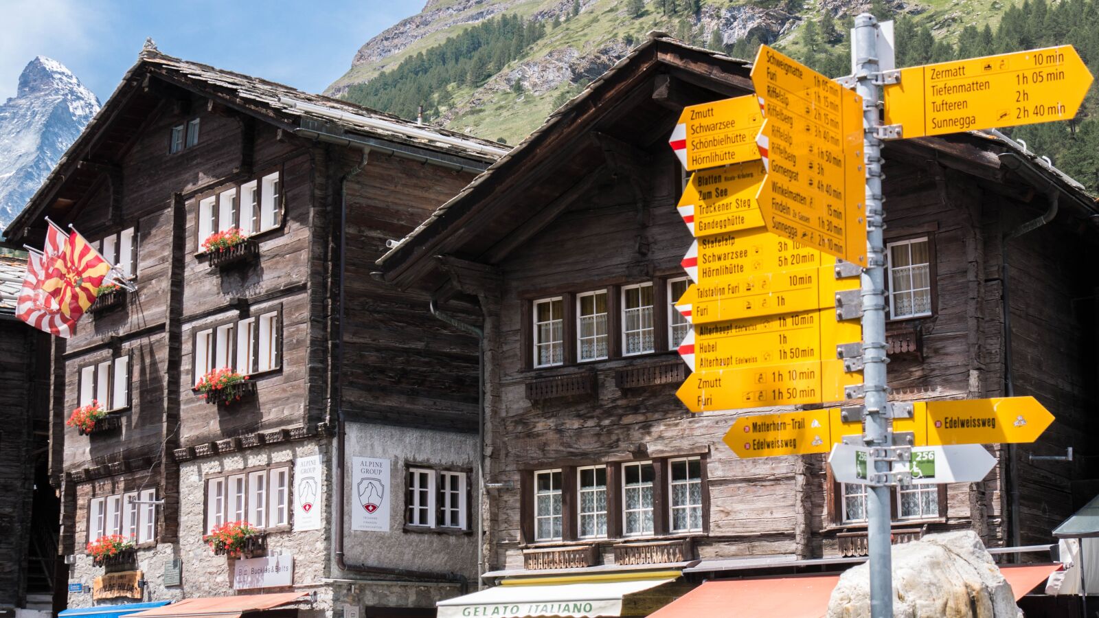 Panasonic DMC-G81 sample photo. Zermatt, house, switzerland photography