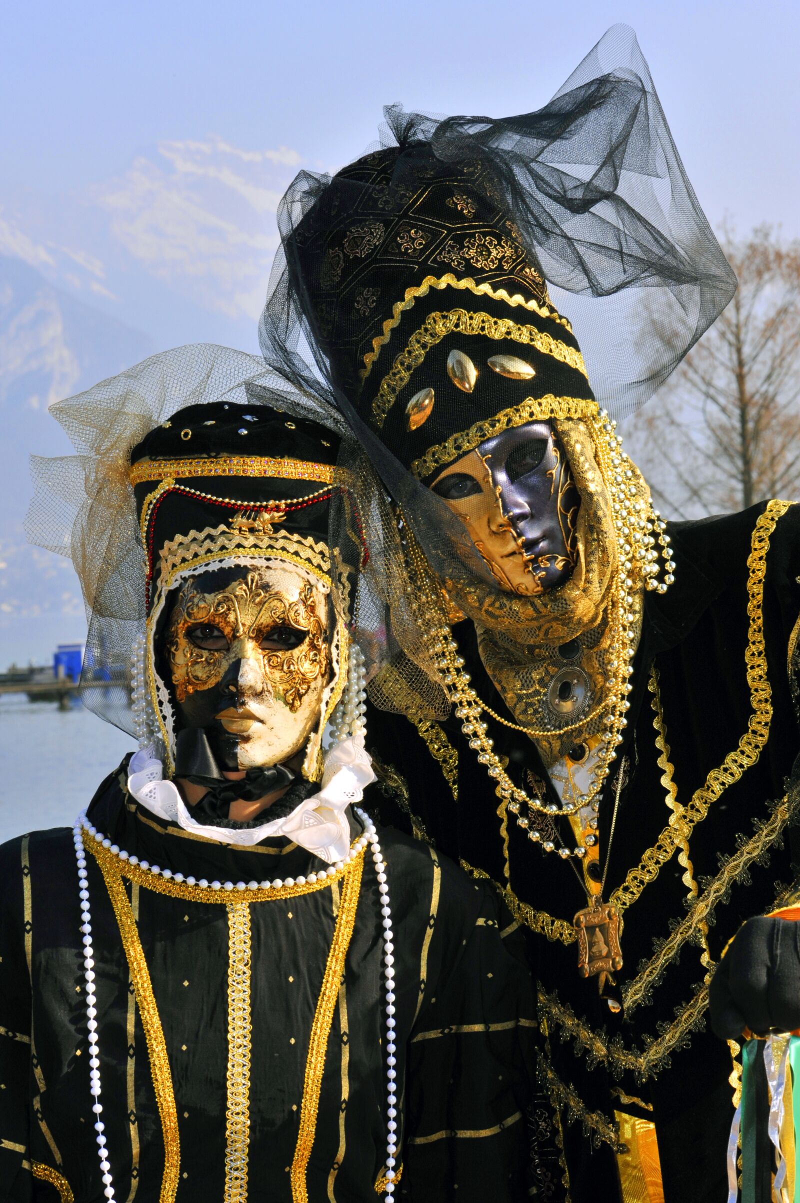 Nikon D3 sample photo. Carnival, venice, mask photography