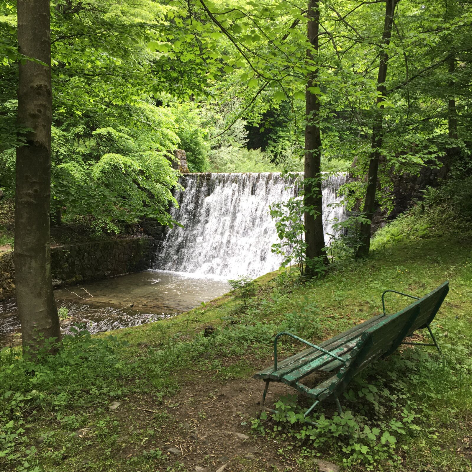 iPhone 6s Plus back camera 4.15mm f/2.2 sample photo. Waterfall, water, river photography
