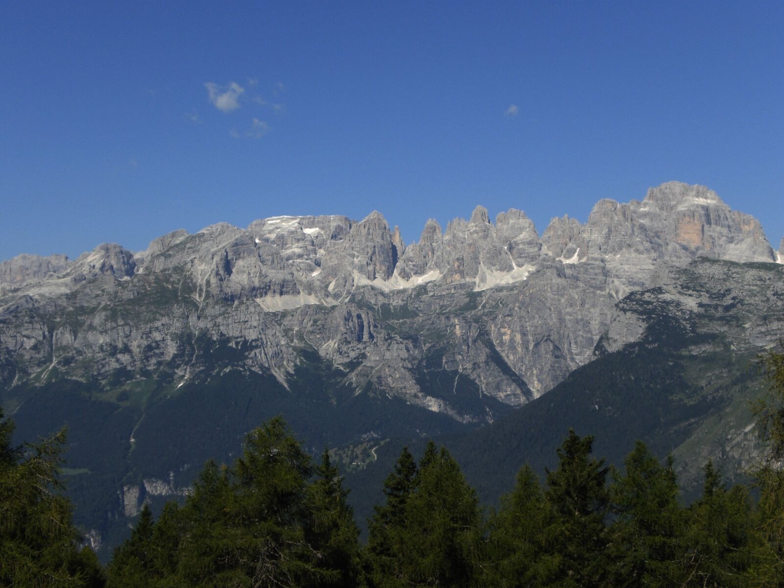 CASIO EX-Z77 sample photo. Dolomites, group of brenta photography