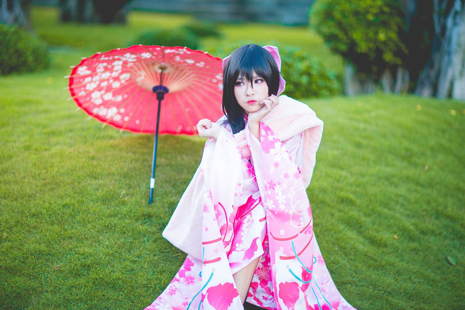 Canon EF 85mm F1.2L II USM sample photo. Kimono, girl, japanese photography