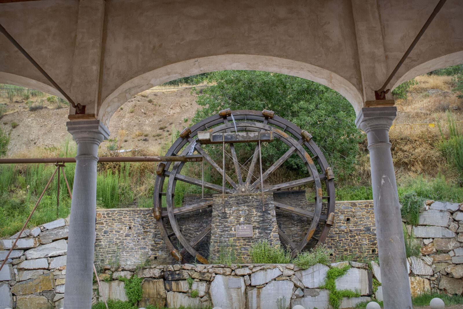 Nikon D3300 sample photo. Noria, water, wheel photography
