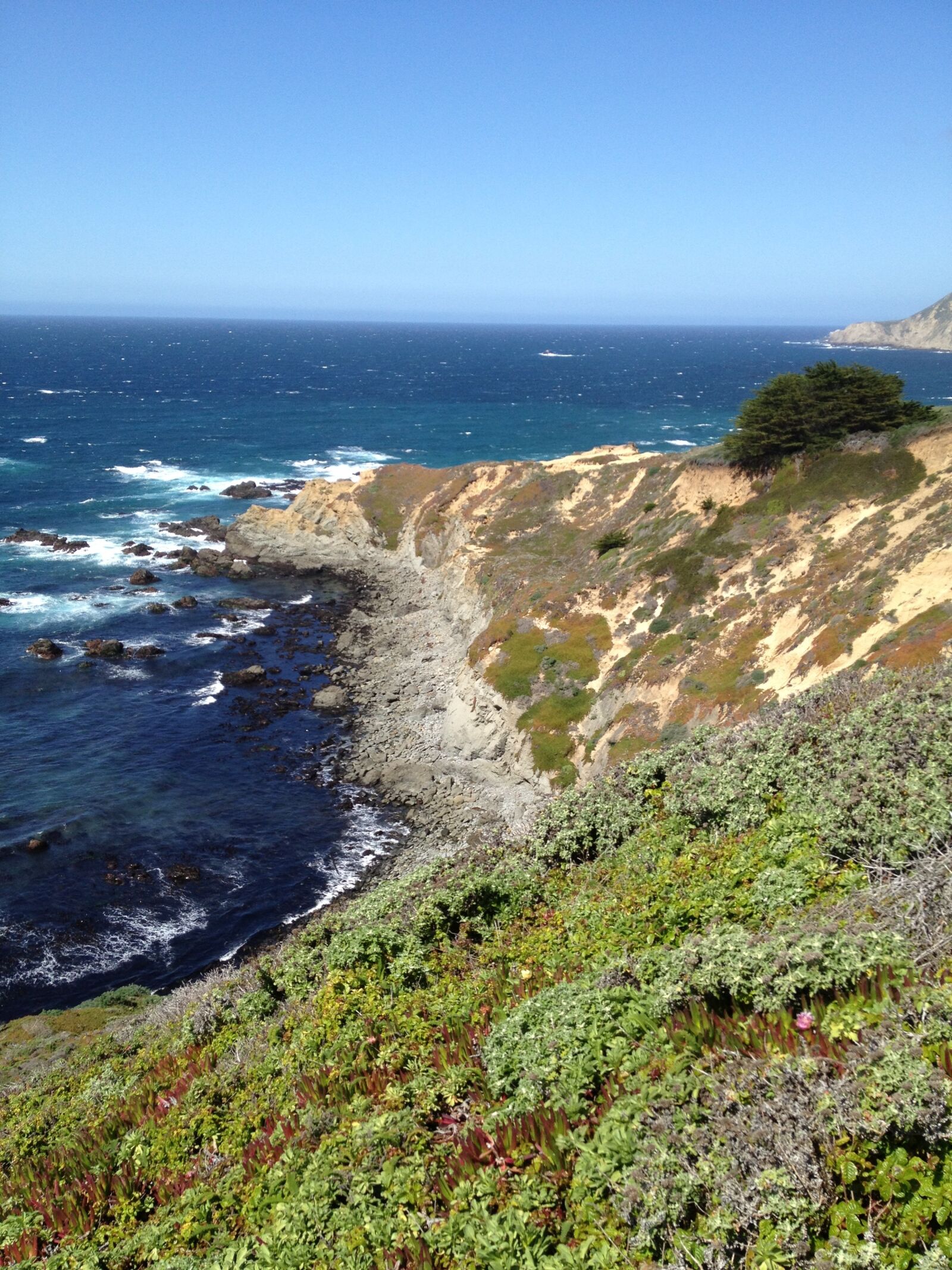 Apple iPhone 4S sample photo. Coast, pacific ocean, cliff photography