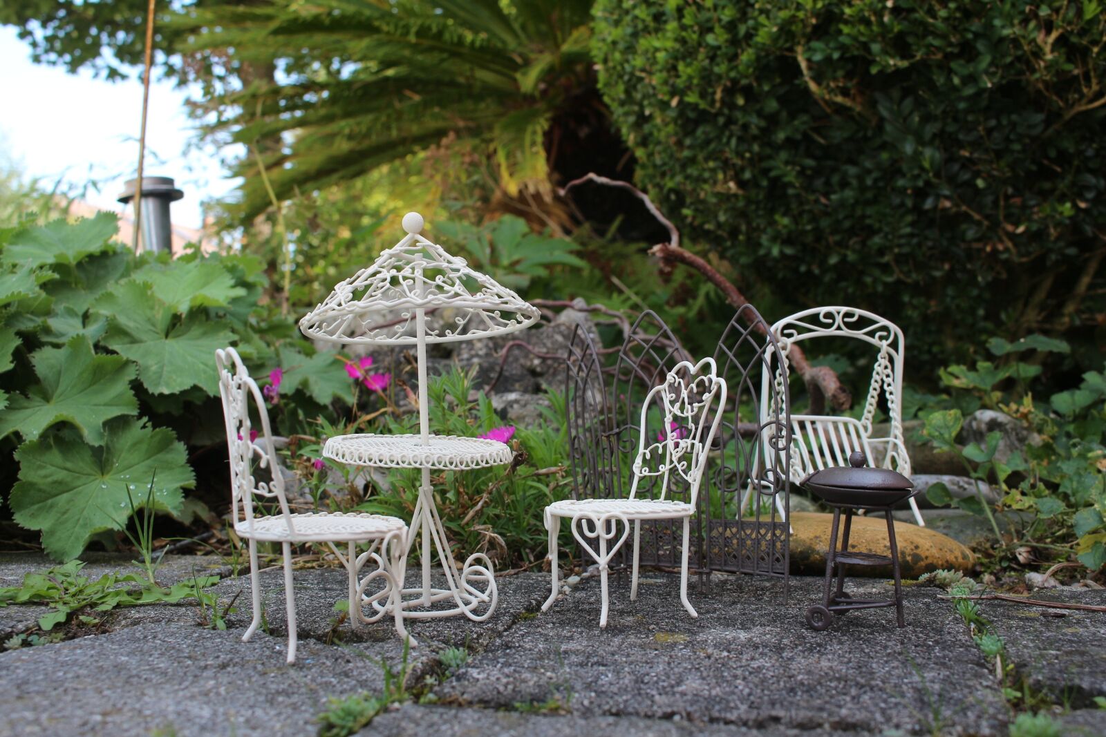 Canon EOS 650D (EOS Rebel T4i / EOS Kiss X6i) sample photo. Mini garden, picnic, barbecue photography