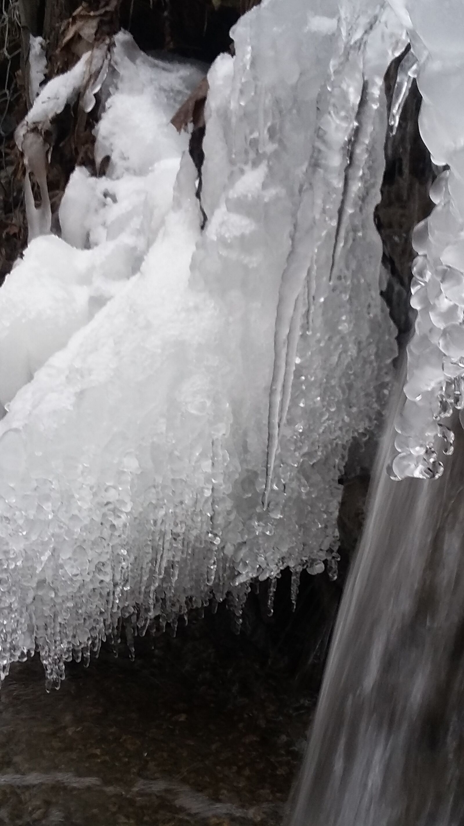 Samsung Galaxy Grand Prime sample photo. Ice, frozen, waterfall photography