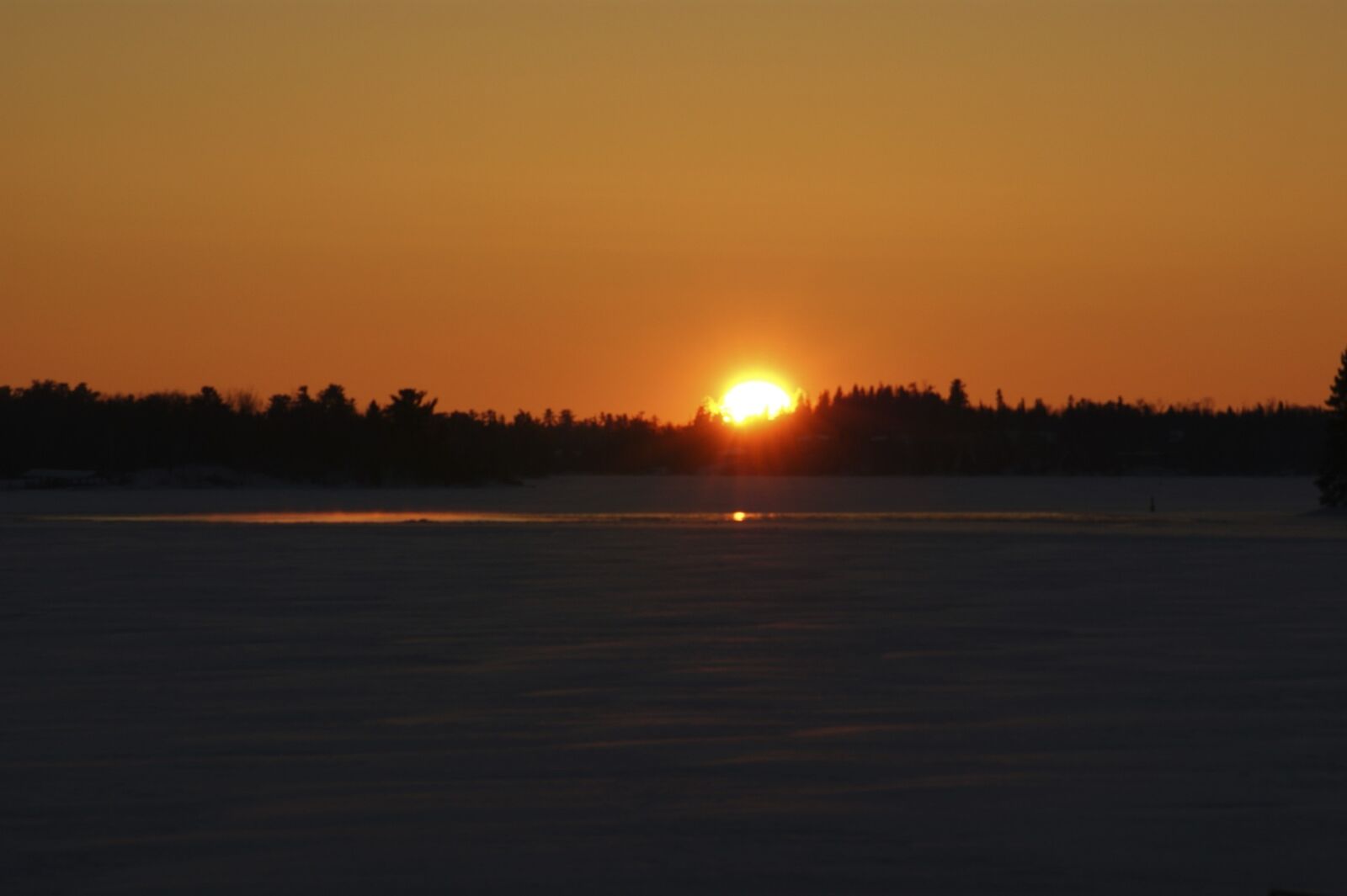 Sony Alpha DSLR-A390 sample photo. Sunset, orange, sky photography