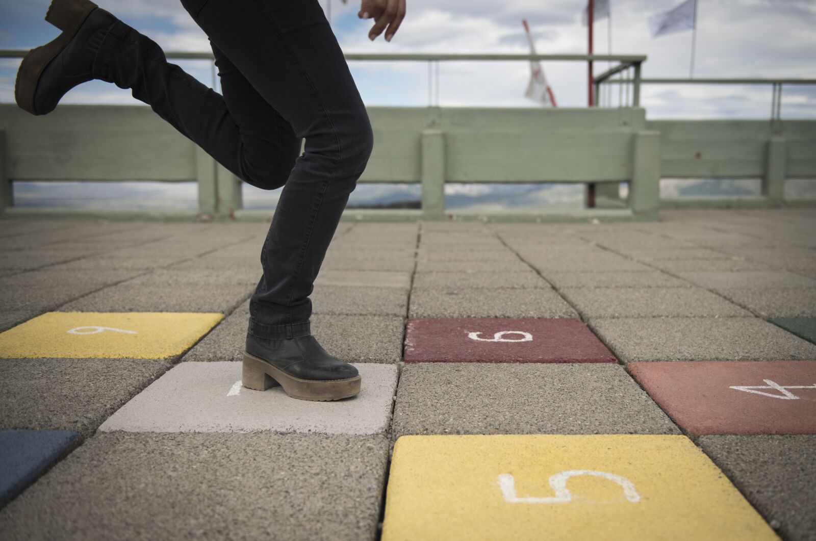 Nikon D800 sample photo. Hopscotch, game, numbers photography