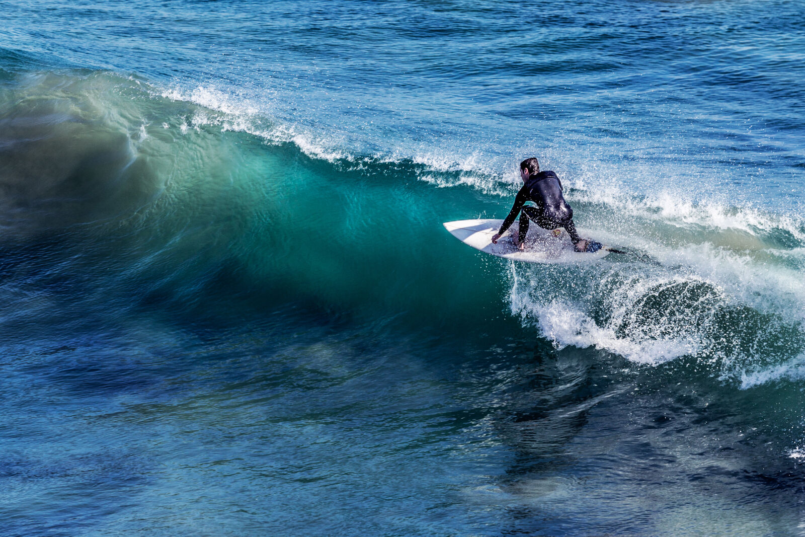 Canon EF 70-200mm F2.8L USM sample photo. Sea, wave, surfer, ocean photography