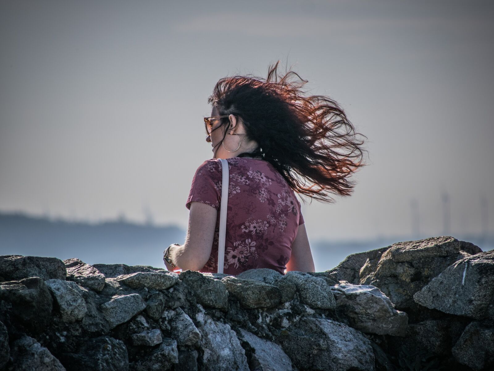 Nikon D5300 sample photo. Girl, hair, wind photography