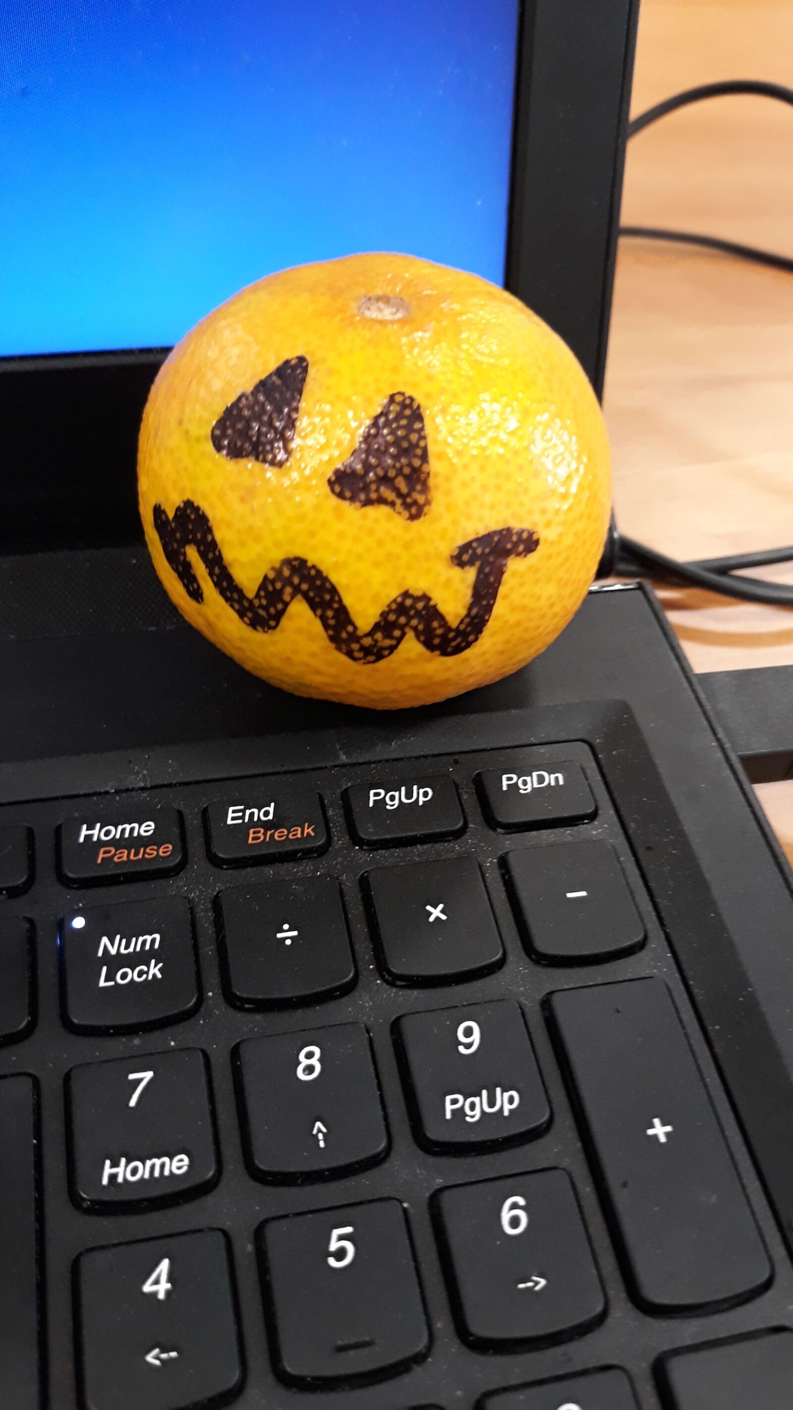 Samsung Galaxy J7 sample photo. Clementine, halloween, fruit photography