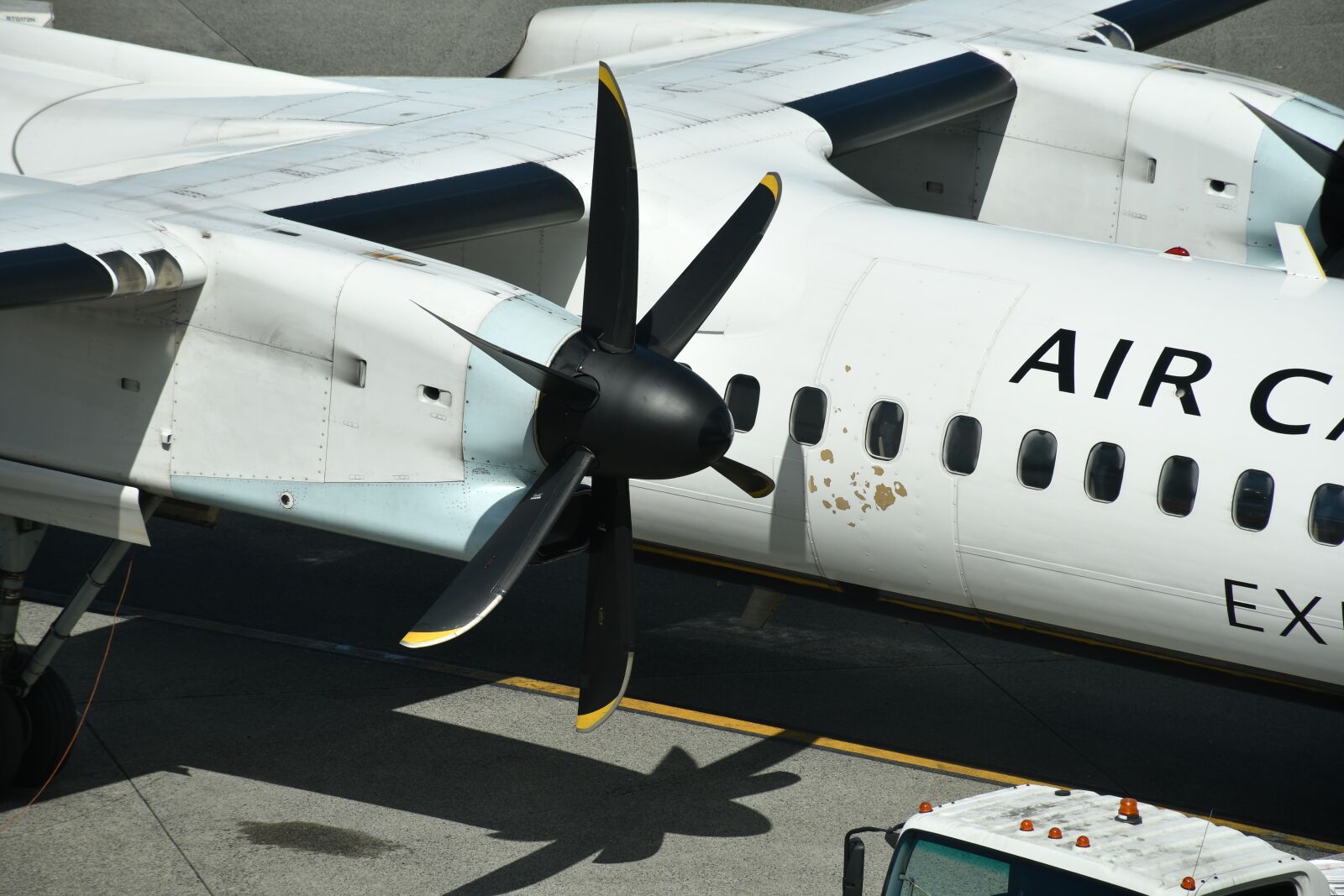 Nikon D7500 sample photo. Plane propeller, parked propeller photography