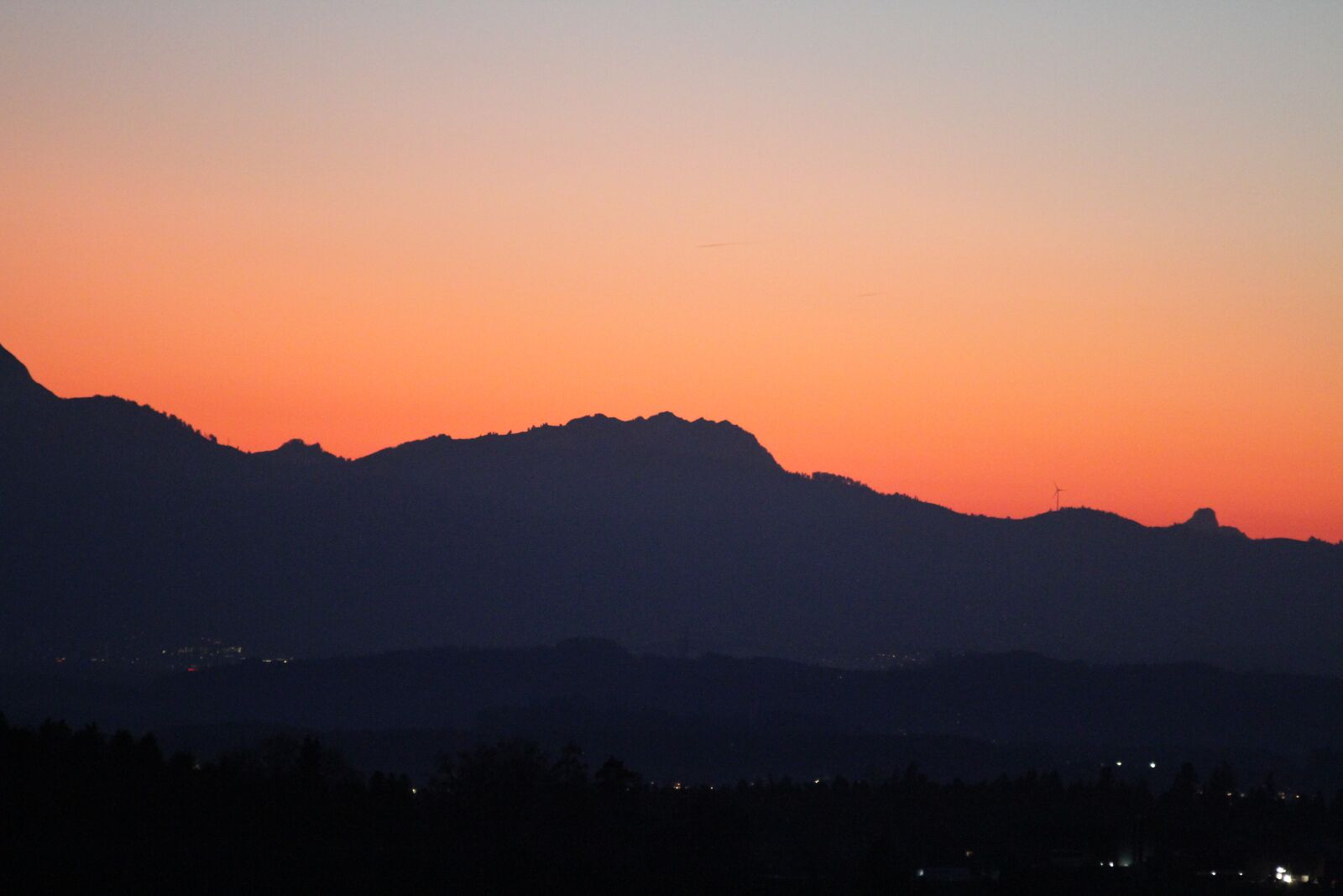Canon EOS 7D sample photo. Sunset, skyline, alps photography