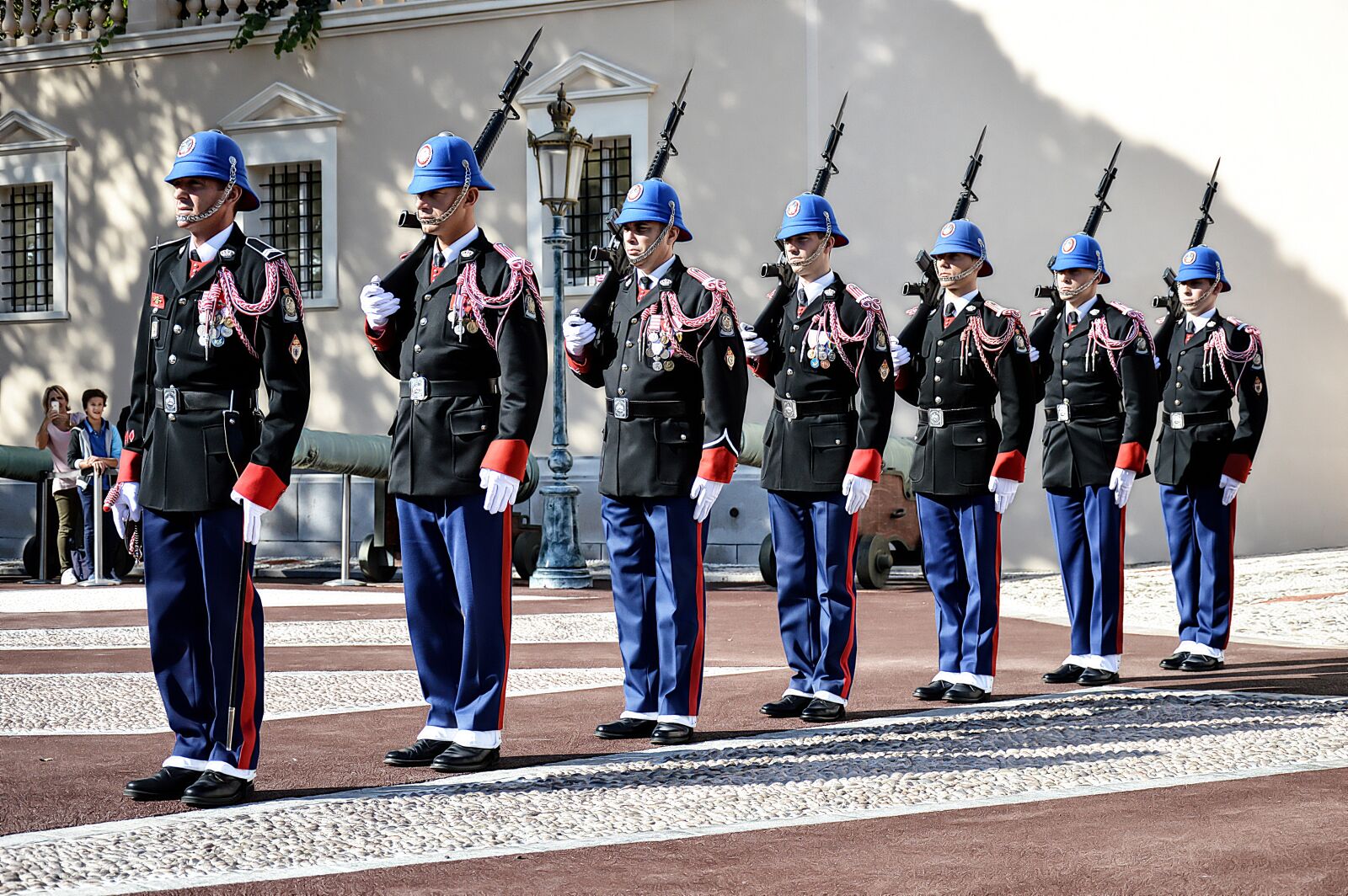 Nikon D3200 sample photo. Guard, changing of the photography