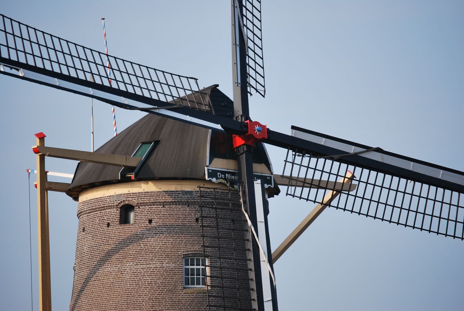 Nikon D60 sample photo. Netherlands, windmill, wind photography