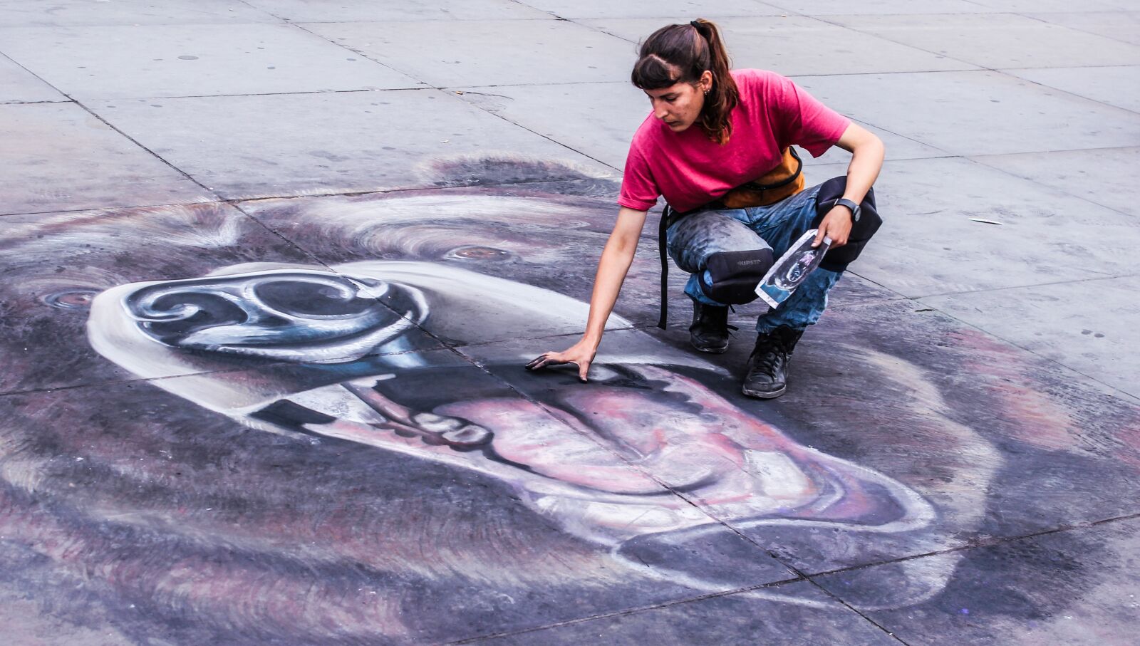 Canon EOS 550D (EOS Rebel T2i / EOS Kiss X4) sample photo. Chalk, art, city photography