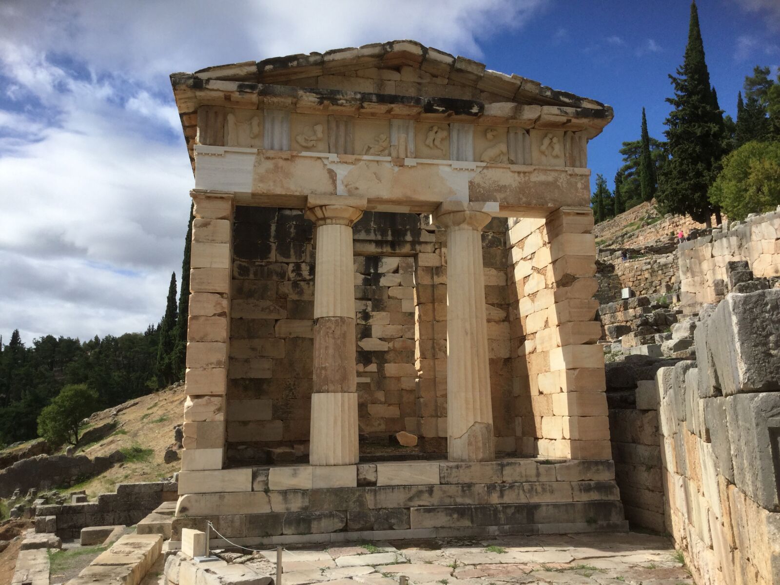 iPad Air 2 back camera 3.3mm f/2.4 sample photo. Greece, travel, ruins photography