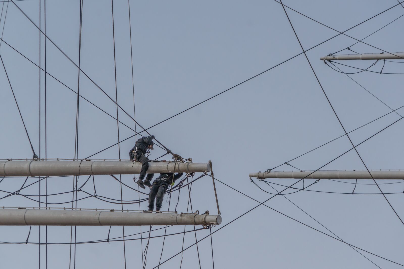 Sony a7R II + Sony FE 24-240mm F3.5-6.3 OSS sample photo. Men working, ship, yacht photography