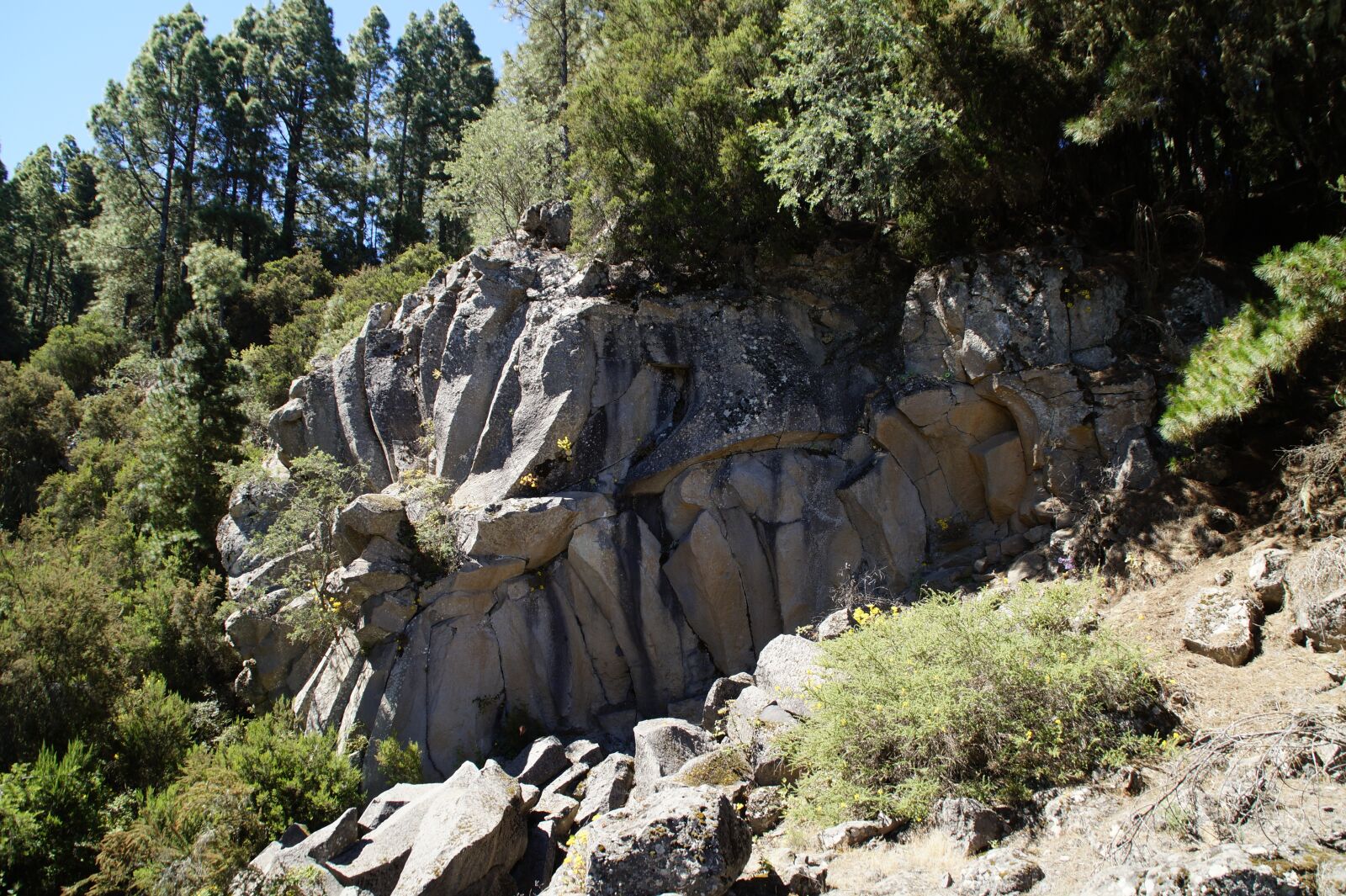 Sony SLT-A58 sample photo. Volcanic, rock formation, tenerife photography