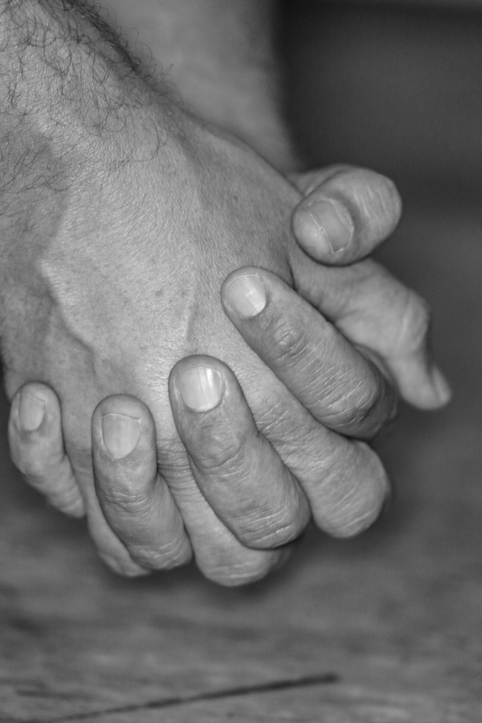 Canon EOS 7D Mark II sample photo. Hand, black and white photography