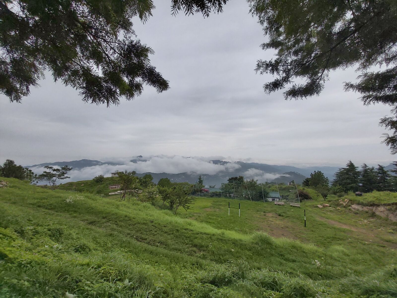 Samsung Galaxy A70 sample photo. Greenary, sky, hills photography