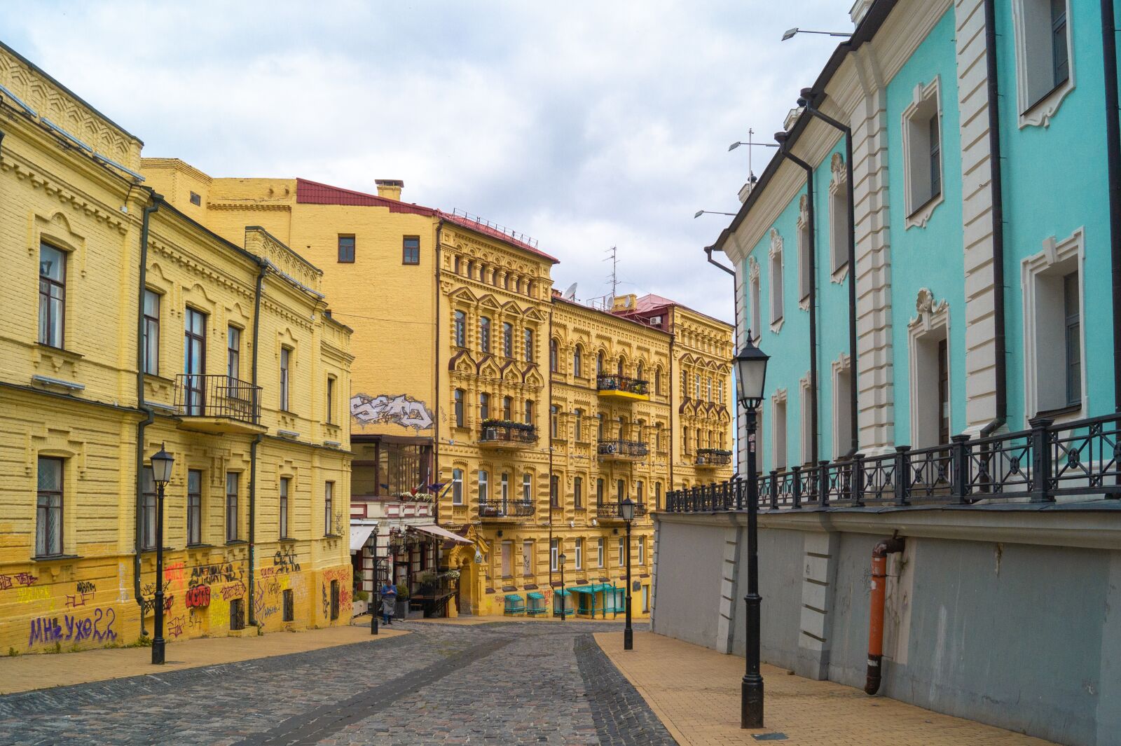 Sony DT 18-55mm F3.5-5.6 SAM II sample photo. Kiev, capital, paving stone photography