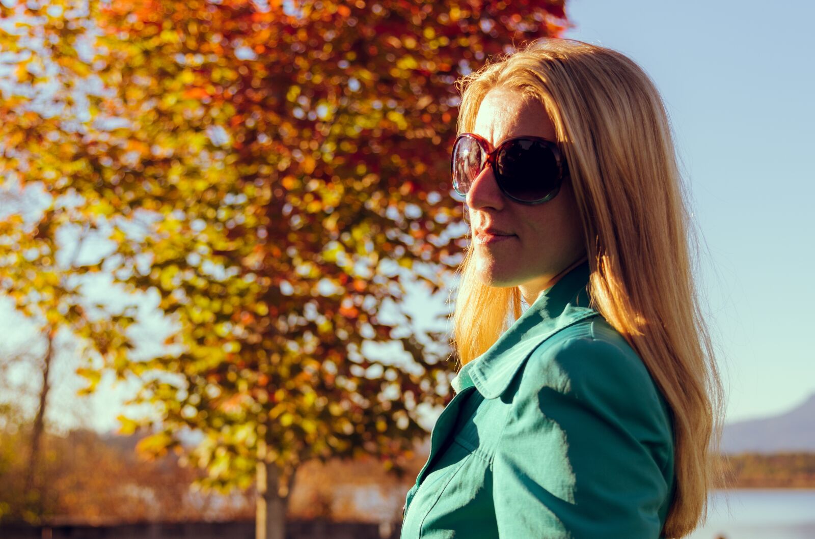 Nikon D750 sample photo. Fall, woman, pretty photography