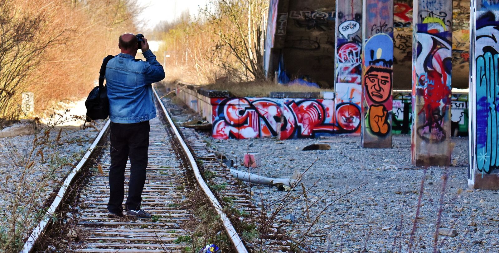 Nikon D7200 sample photo. Disused railway line, railway photography