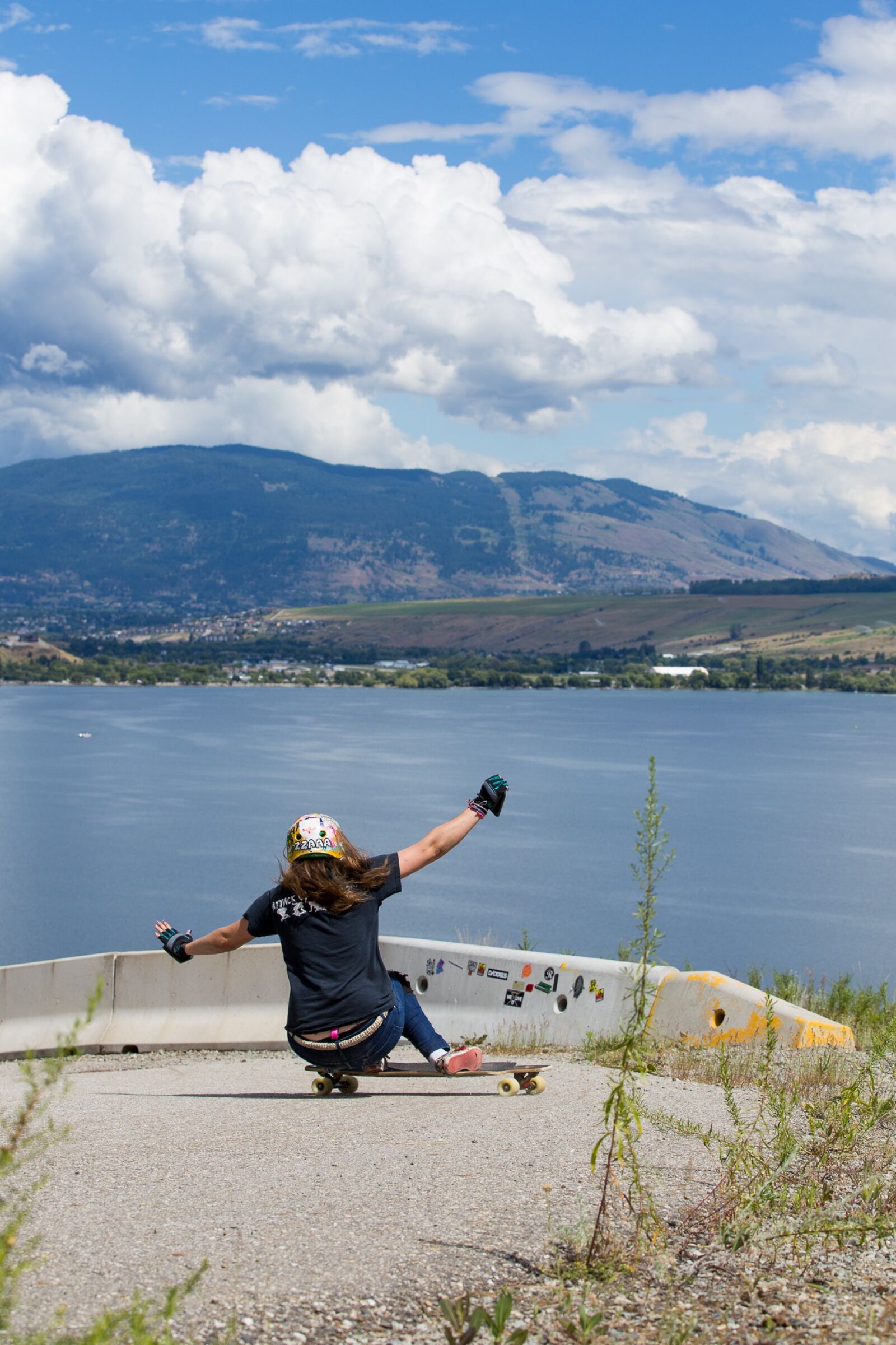 Canon EOS 6D sample photo. Skateboard, slide, longboard photography